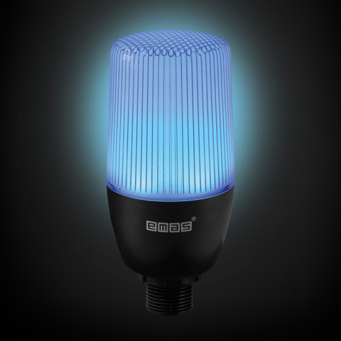 IF Serisi Çok Renkli 220V AC Buzzerlı Sabit Anahtar Kontrollü M22 Vidalı  Led İkaz 55mm