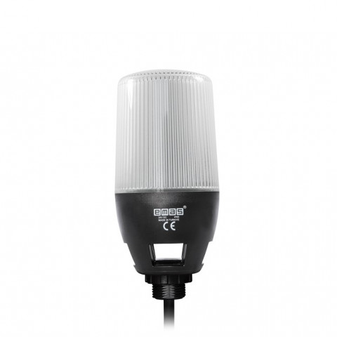 IF Serisi Çok Renkli 24V DC Buzzerlı Sabit PLC Uyumlu M22 Vidalı  Led İkaz 65mm