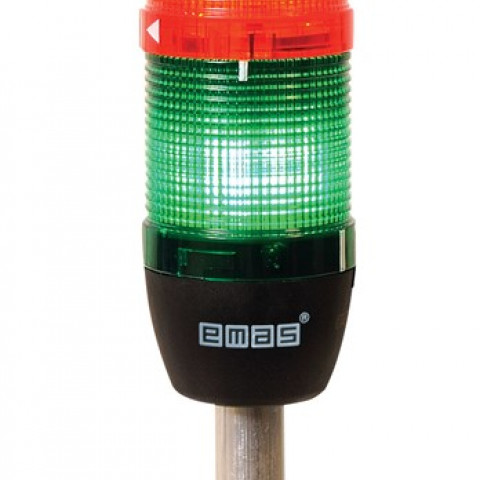 IK Serisi İki Katlı 24V AC/DC 100mm Borulu Plastik Ayaklı Led Kolon 50mm