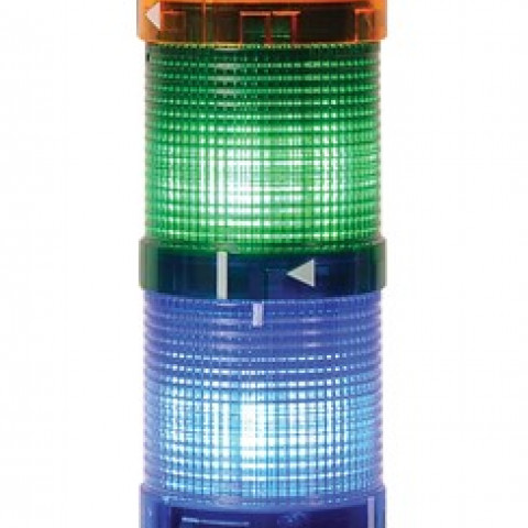 IK Serisi Dört Katlı 220V AC 100mm Borulu Plastik Ayaklı Led Kolon 50mm