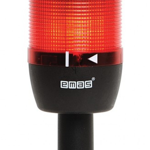 IK Serisi İki Katlı 220V AC Buzzerlı 110mm Plastik Boru ve Ayaklı Led Kolon 70mm