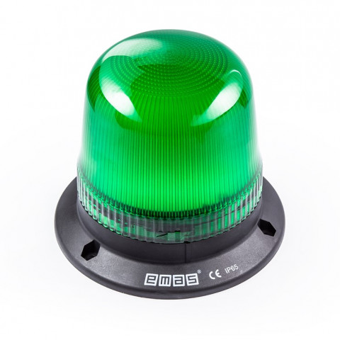 IT Serisi Yeşil 24V AC/DC Led Tepe Lambası 120mm