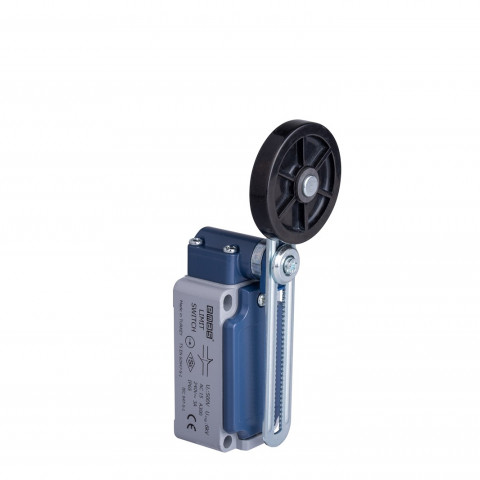 L52 Metal Gövde 50 mm Lastik Ayarlanabilir Kollu Makara Ani Hareketli 1NO+1NC Sınır Şalter
