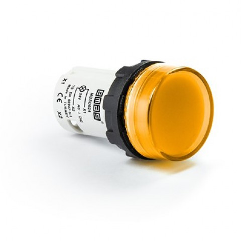 MB Serisi Plastik Led'li  24V AC/DC Sarı 22 mm Sinyal