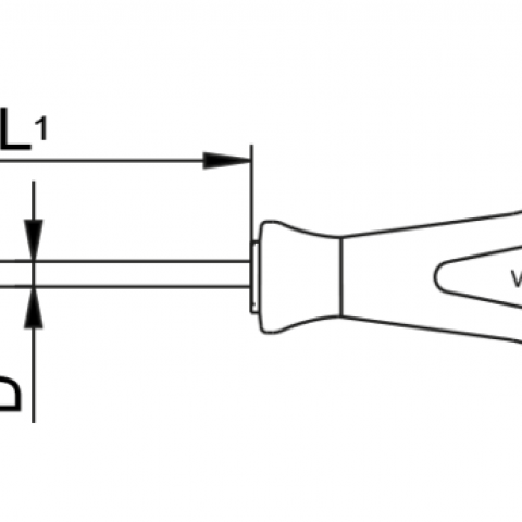 Power Pozidriv Uçlu Tornavida PZ3 mm