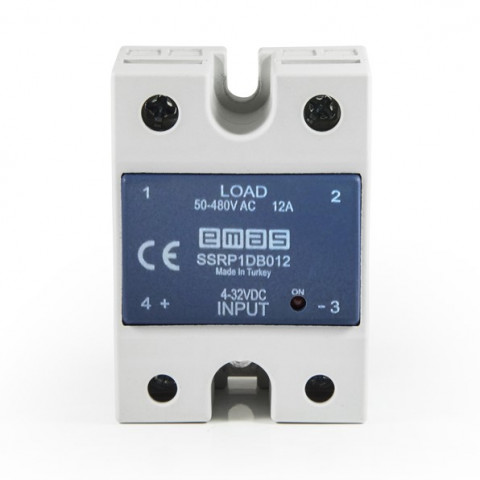 SSR Serisi Klemensli 50-480V 12A Solid State Röle