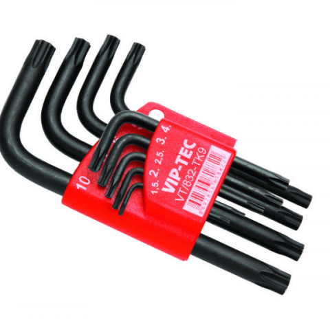 Torx Allen Anahtar Takmı 9 Parça Uzun mm